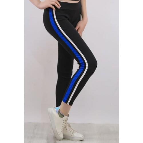 So Stripe Leggings Siyahsaks - 0240.432