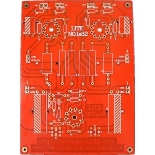 LITE LS32 PCB Tube Preamplifier PCB Empty Board 6H30 Tube Amplification PCB