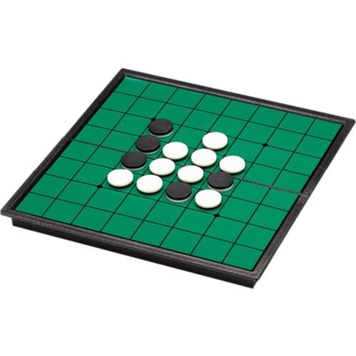 Magnetic Portable flip chess and Folding Reversi Othello Board Chess Standard Educational parent-children Board Game Toy
