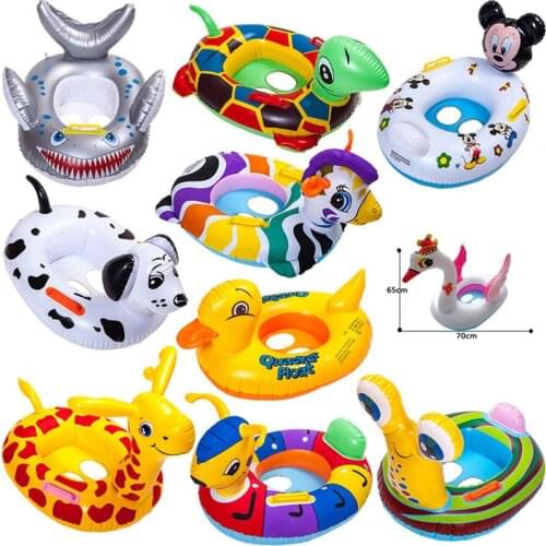 2020 New Inflatable Circle Baby Kids Float Swimming Ring Inflatable Pool Float Child Seat Air Mattress Water Toys