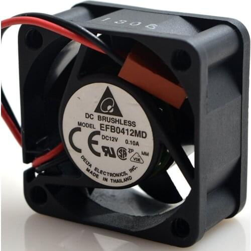 New Original 4020 EFB0412MD 12V 0.10A 4cm / cm Double Ball Switch Fan