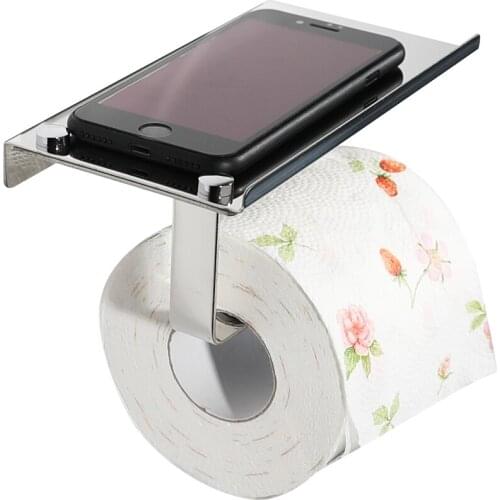 Newly pretty bright colors holder toilet stainless steel toilet roll holder paper rack practical durable double-sided polish