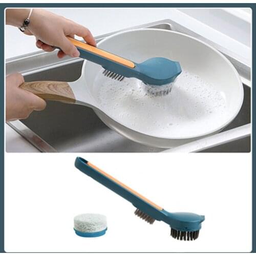 Cleaning Brush Hanging Brush Home Kitchen Tool Sink Dirt Remove Clean Brush PP Garget Accessories 26cm Household Cleaner New