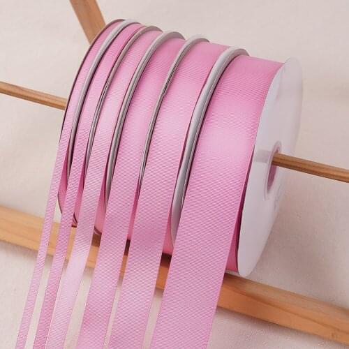 Dark Pink Grosgrain Ribbon 100Yards/91Meters Wedding Christmas Webbing Baking Gift Box Flower Packing Hand DIY Bow Accessories