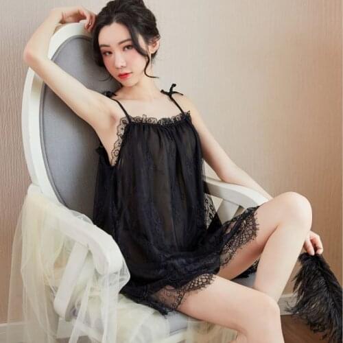 Tufaha Plus Size Sling Pajama Dress Women Sleepwear Plus Size Lingere Sleeping Dress Sexy Dress for Sex Night Women