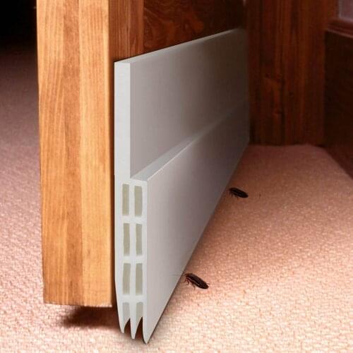 Seal Strip Windproof Silicone Bar Door Window Seal Sound Insulation Strip Self-adhesive Seam Door Bottom Windshield