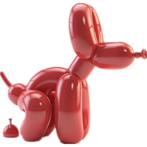 NEW AMERICAN ART RESIN HANDICRAFT BALLOON DOG STATUE BALLOON DOG CHRISTMAS GIFT VALENTINES DAY