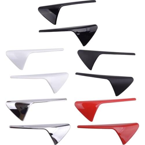 High Quality 1 Pair ABS Car Side Camera Protection Cover Trim Decoration Sticker Fit for Tesla Model 3 X S
