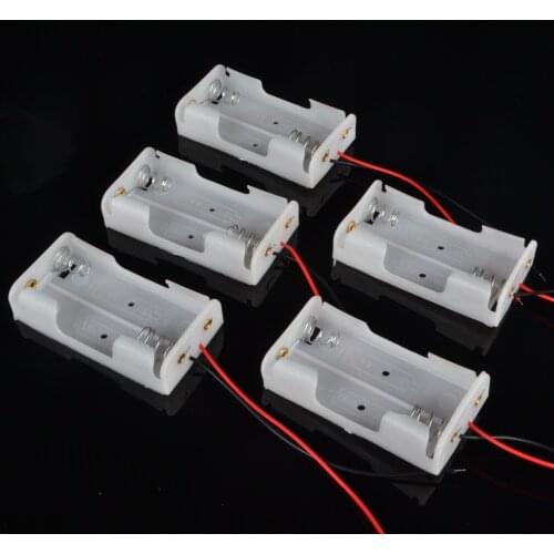 5pcs AA battery holder plastic Battery Case Connector Box Holder 2x 1.5V Connector