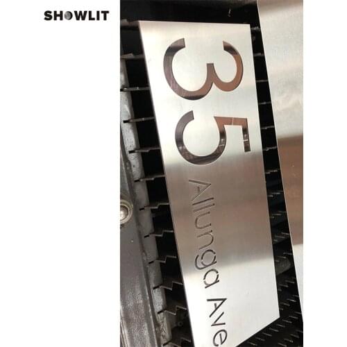 Aluminum Laser Engraved Signs House Door Plaques