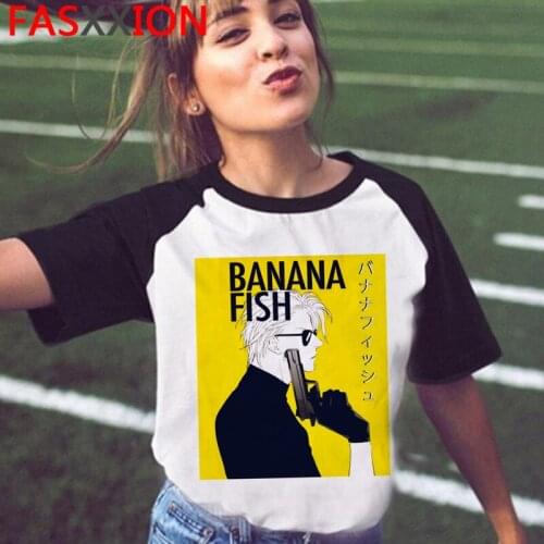 Banana Fish top tees tshirt male kawaii ulzzang tumblr tshirt top tees