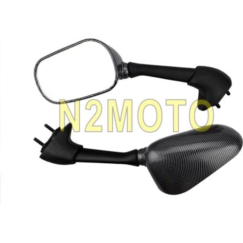 Motorcycle Rear View Mirror Carbon Side Mirrors for Yamaha YZF R1 2002 2003