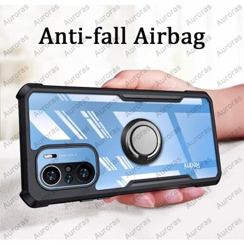 Auroras For Poco X3 Pro Case Official Original Shockproof Clear With Ring Soft Frame Cover For Xiaomi Poco F3 Case