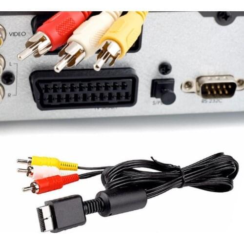 2021 AV Cable Coloured Simplify Installation 180cm 3RCA Audio Video AV Cable for A/V Receivers For PlayStation 1 2 3 PS3 2 1