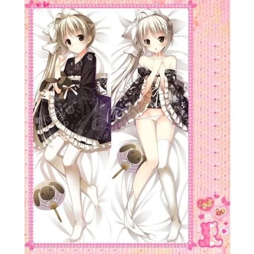 Anime Cartoon Yosuganosora Double-Sided Bolster Hugging Pillow Case Pillow Cover Pillowcase Peach Skin 2 Way No.66062