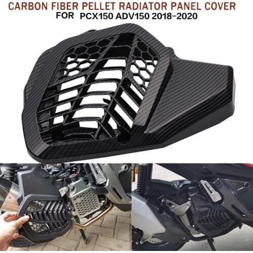 Carbon Fiber Motorcycle Radiator Cover Side Grille Guard Protector Cover for HONDA PCX150 ADV150 2018 2019 2020