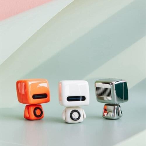 New creative robot bluetooth speaker mini cute portable small cannon wireless speaker gift