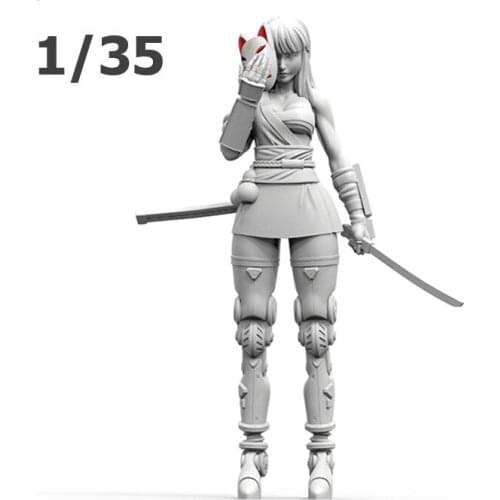 New Unassembled 1/35 modern stand and rest include one Resin Figure Unpainted Model Kit