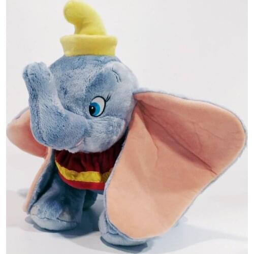 Original Disney Dumbo Cute Little Elephant With Big Ears Plush Stuffed Toy Dolls High Quality Christmas Gifts For Children