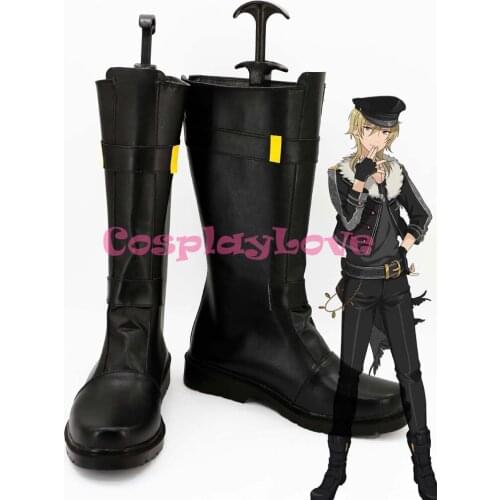 Ensemble Stars EnsembleStars Undead Hakaie Kaoru Cosplay Shoes Boots Custom-Made For Halloween Christmas Festival CosplayLove