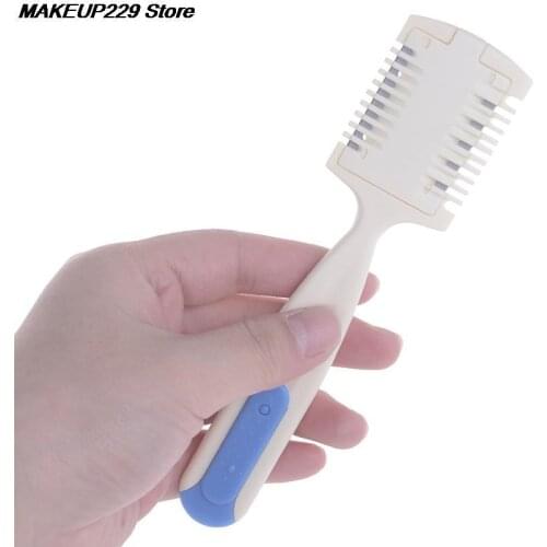 Durable Hair Cutting Trimmer Razor Blade Comb For Thinning Bangs Long Beauty Hair Cut Accessories Home Hairdresser Makeup Tools