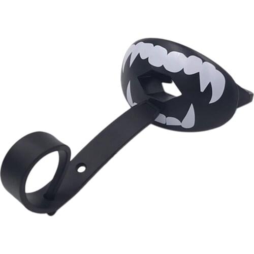 Rugby Mouth Guard Tooth Protector American Football Lip Protection with Connected Strap