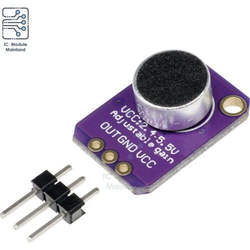 GY-MAX4466 Microphone Amplifier Module Adjustable Electret Gain Breakout Board Module For Arduino