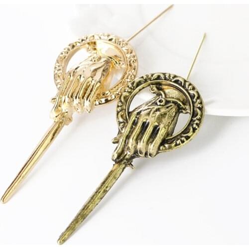 Movie The Hand Vintage Brooche Alloy Pins For Women/ Men Size 7.1x3cm