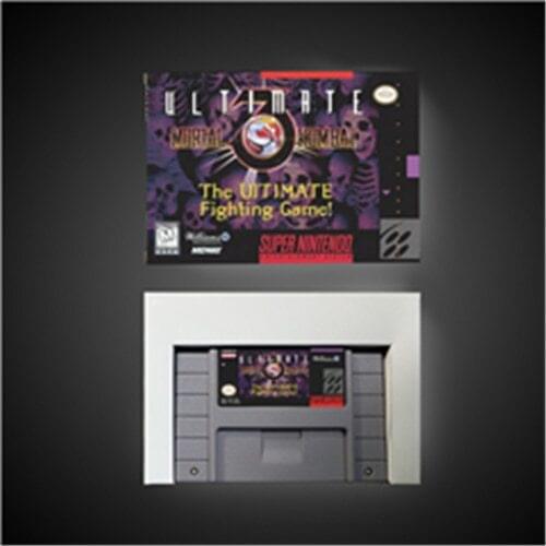 Ultimate Mortal Kombat 3 - Action Game Card US Version with Retail Box