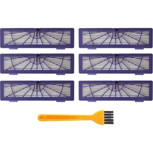 Generic Combo Brush Blade Brush and HEPA Filters for Neato Botvac D3 D4 D5 D6 D7 Connected Vacuum Cleaners Kit Parts
