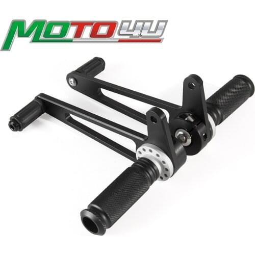 Universal Rear sets Foot Pegs Footrests Footpegs Motorcycle Accessories For Cafe Racer Custom Bobber CB KZ GT GB RD XS SR