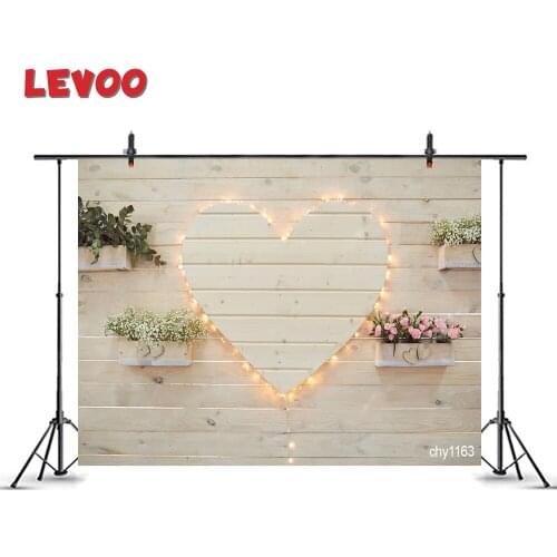 LEVOO Photography Background White Wedding Heart Decor Flowers Valentine Photo Studio Photo Shoot Props Vinyl Backdrop Photozone