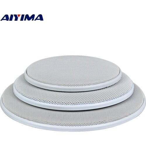 AIYIMA 2Pcs Audio Speakers Column Altavoz Prtatil Protective Cover 4/5/6.5 Inch Protective Mesh Net Grille DIY For Car Speaker