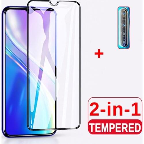 Tempered Glass On The For OPPO Realme XT X X2 C2 C1 U1 Pro Front Screen Protector For Realme 5 3 2 Pro Full Coverage Glass Film