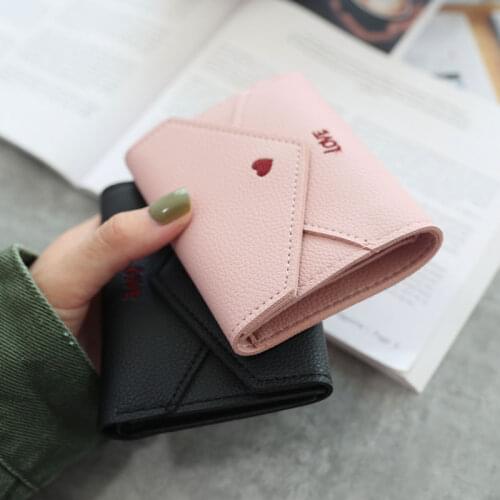 Womens Wallet Short Coin Purses Fashion Small Wallets For Women Card Holder Wallet Female Hasp Mini Clutch bag For Girl purse