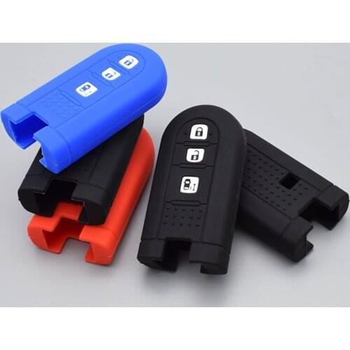 10 units Smart Key Cover Case Silicon For Toyota Daihatsu new tanto tanto custom move FOB Accessory protect Key shell