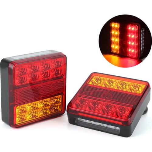 22LED Tail Light License Plate Lamp High Brightness IP67 Waterproof for Trucks Trailer Lorry Car Accessories