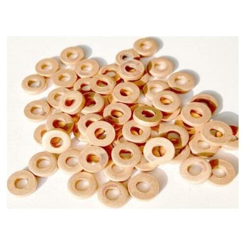 4pcs 3/3.2/4/5/6/7/7.5/33/40/48/55/69.5mm ID copper washers thickened flat gasket antirust spacers seal 0.5mm-3mm thickness