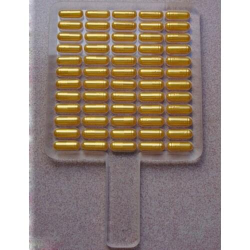 60 Cavity 0# Capsule or Tablet Manual Counter/60 Holes Tablet or Capsule Counte Plate/troche Counting Board Beauty Tools