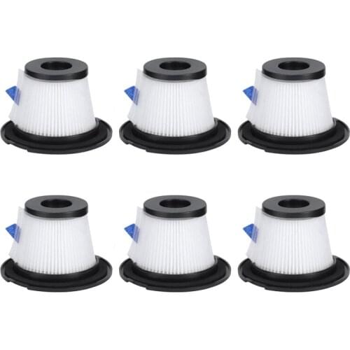 For Dibea T6 C17 T1 Handheld Cordless Vacuum Cleaner Accessories Replacement Filter (6-Pack)