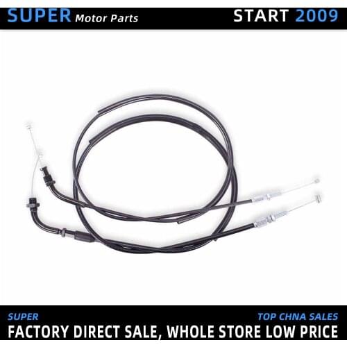 2 Pieces motorcycle accessories fits honda Cavalry 400-600 steed400 Throttle Cable oil return line