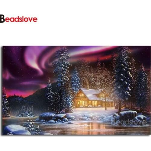 Diamond painting art 5d diy handmade embroidery kits Christmas Glitter Snow Animations full square/round drill home decor