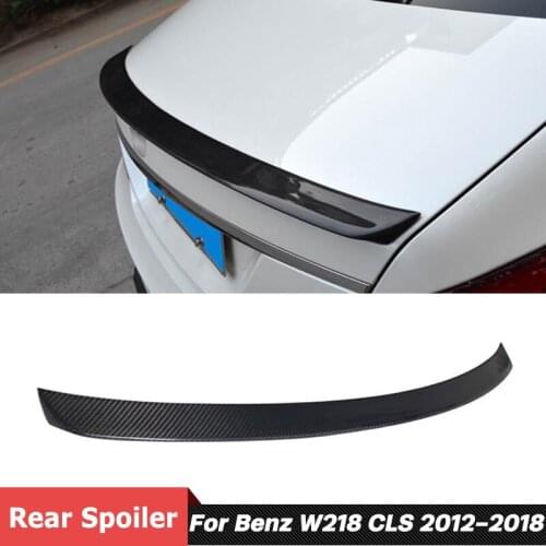 AMG Style Carbon Fiber Material Trunk Wing Rear Spoiler For Benz W218 CLS CLS300 CLS350 CLS63 Car Tuning 2012-2018