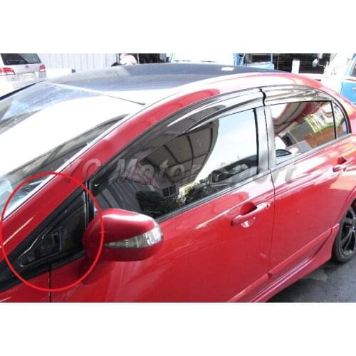 Car Accessories Dry Carbon Fiber Panel Cover 2pcs Fit For 2006-2010 Civic J Side Panel Cover Car-styling