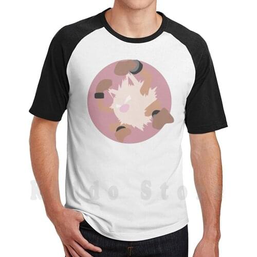Primeape-Basic T Shirt Diy Big Size 100% Cotton Mankey Primeape Ape Pig Snout Fighting Ground Normal Kick Fuzzy Cute Angry Ash