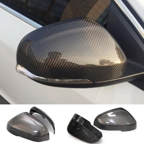 For Volvo S80 C30 S40 V50 V70 C70 S80L S60 V60 V40 S60L V90 XC60 S90 XC40 Replacement Real Carbon Fiber Rear View Mirror Cover