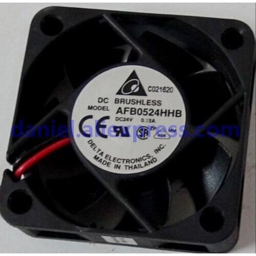 DELTA AFB0524HHB DC24V 0.12A 50*50*15 Double Ball Axial Flow Fan