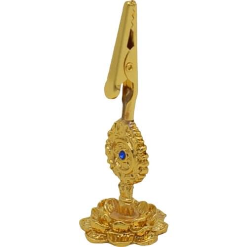 Alloy Sandalwood Agarwood Burning Joss Burner Holder ZEN Tea Ceremony Incense Censer for Home Living Room Yoga Room