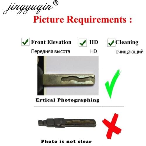 Jingyuqin Extra fee for CNC Cutting Slicing Sting Cut Engraved Key Blade Service please contact with us before purchase