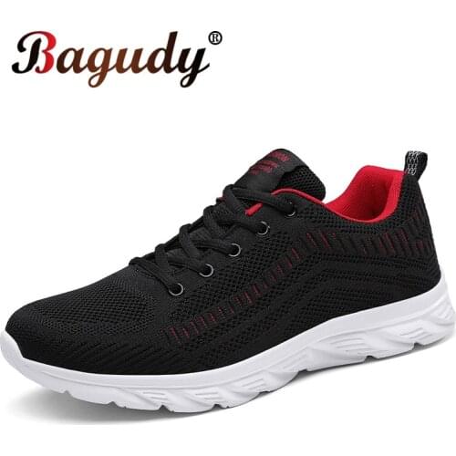 Summer Low Top Mens Sneakers Breathable fly Mesh Casual Shoes Fashion Comfortable Lightweight Mens Sneakers Soft Flat Shoes